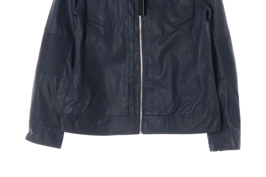 웰스프링 라이더 페이크 레더 자켓 100 상품이미지4