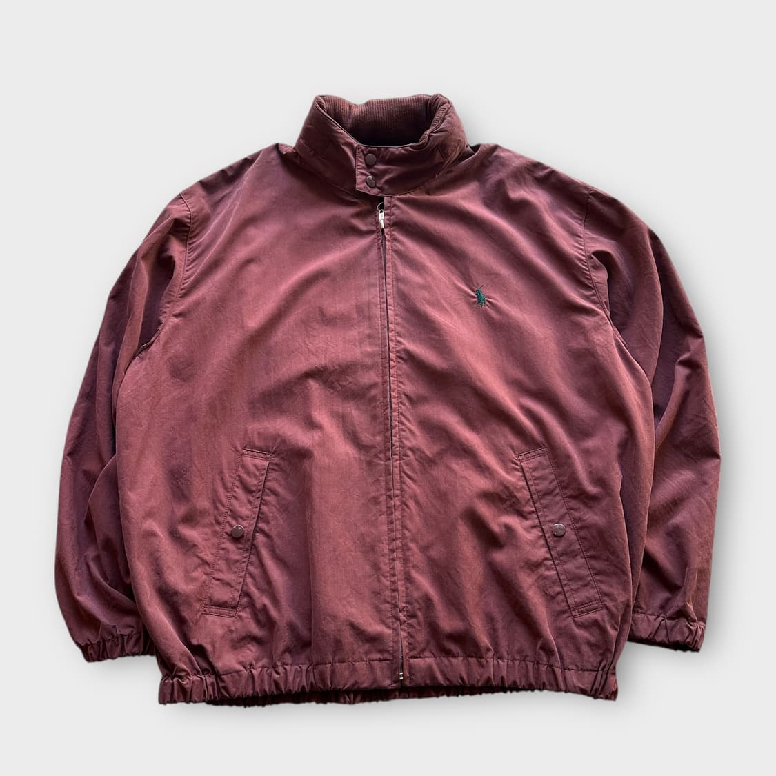 폴로 버건디 스윙톱 블루종 자켓 상품이미지1