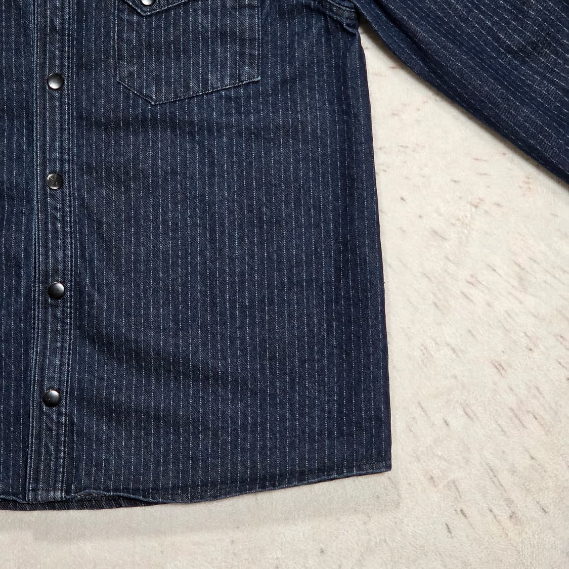 빈티지 스트라이프 히코리 데님 셔츠 자켓 상품이미지3