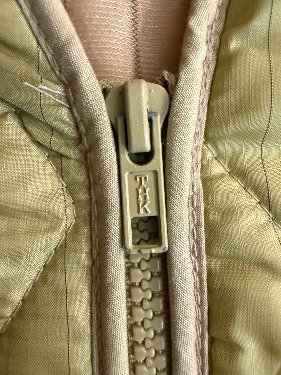 오리지널 한국군 퀼팅 라이너 자켓 / THK 지퍼 / 민트급  상품이미지4