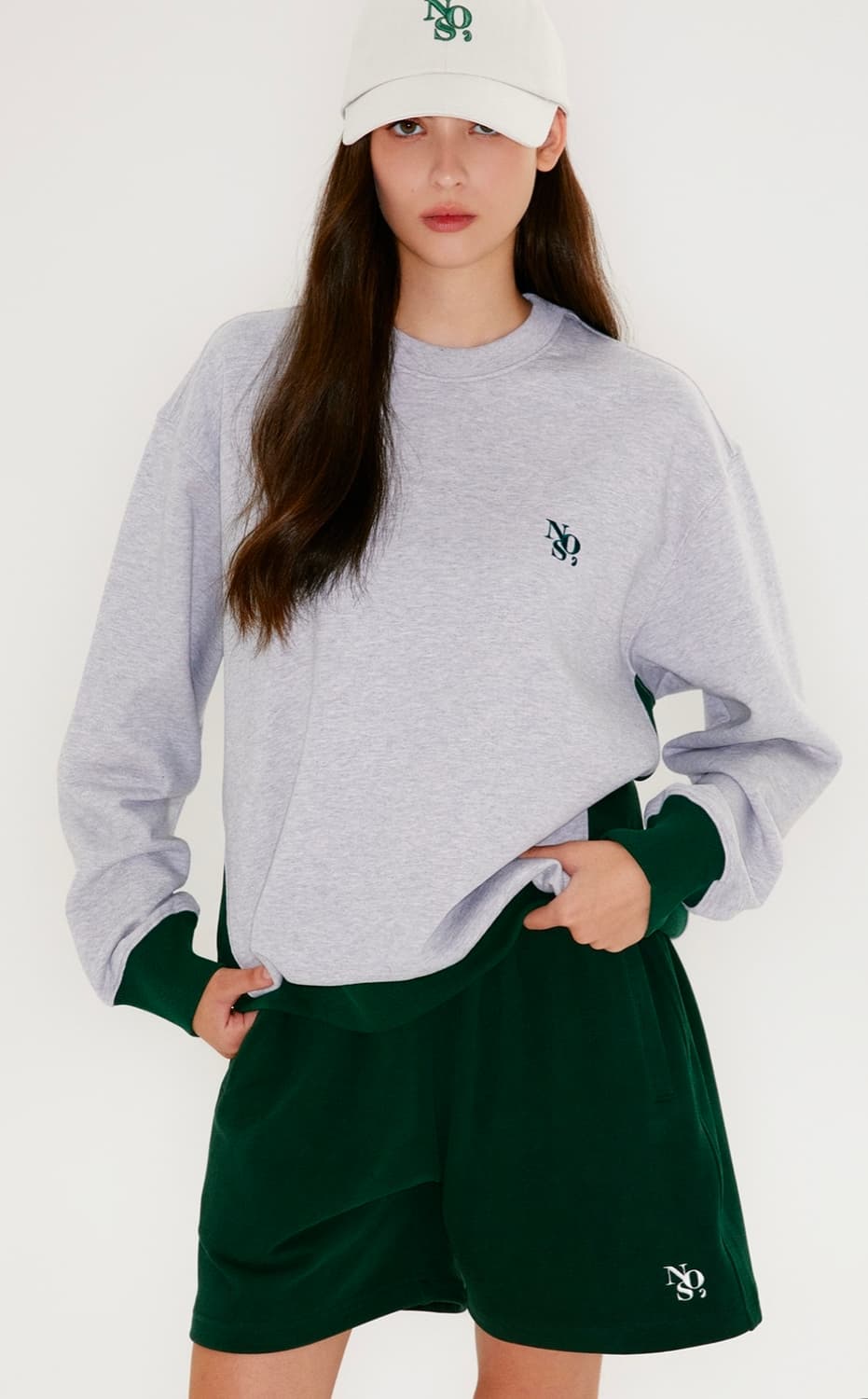 (착샷) NOS7 반바지 메인로고 숏  상품이미지9