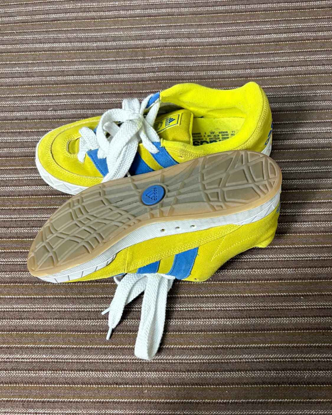 아디다스 아디매틱 브라이트 옐로우 블루 (285) 상품이미지4