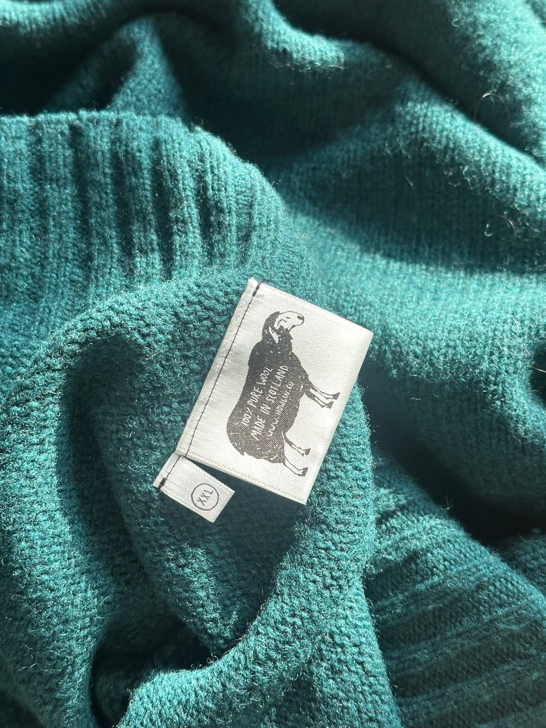 XXL) 하울린 쉐기독 니트 birth of the cool 그린 상품이미지4