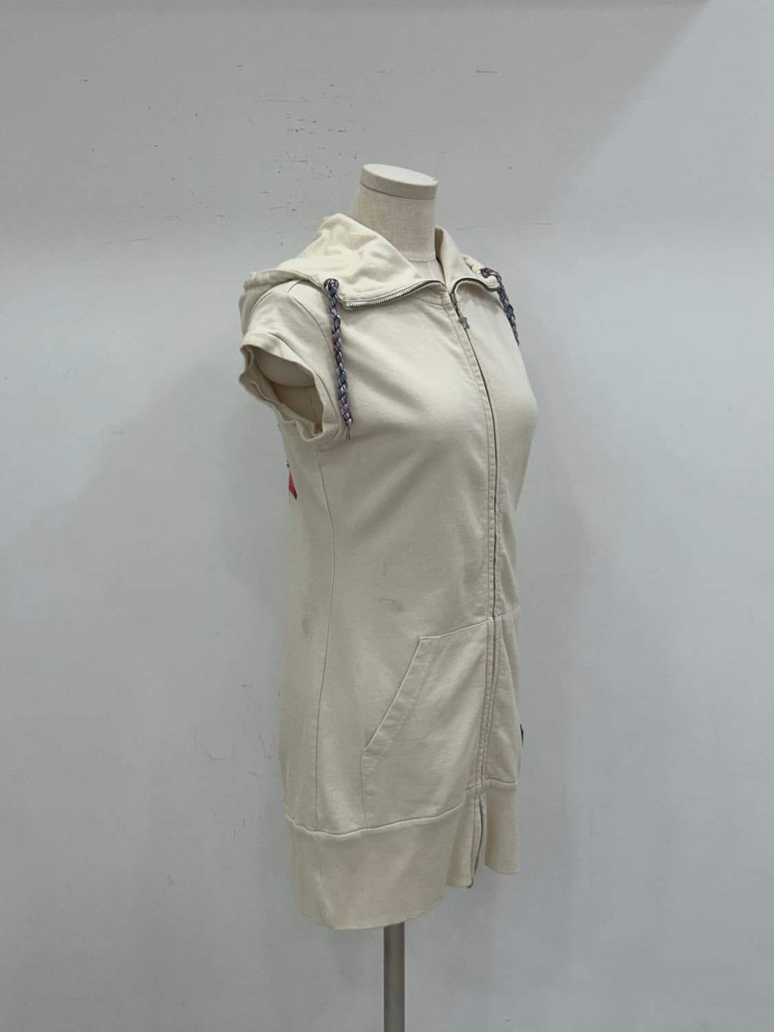 오일릴리 민소매 후드 상품이미지2