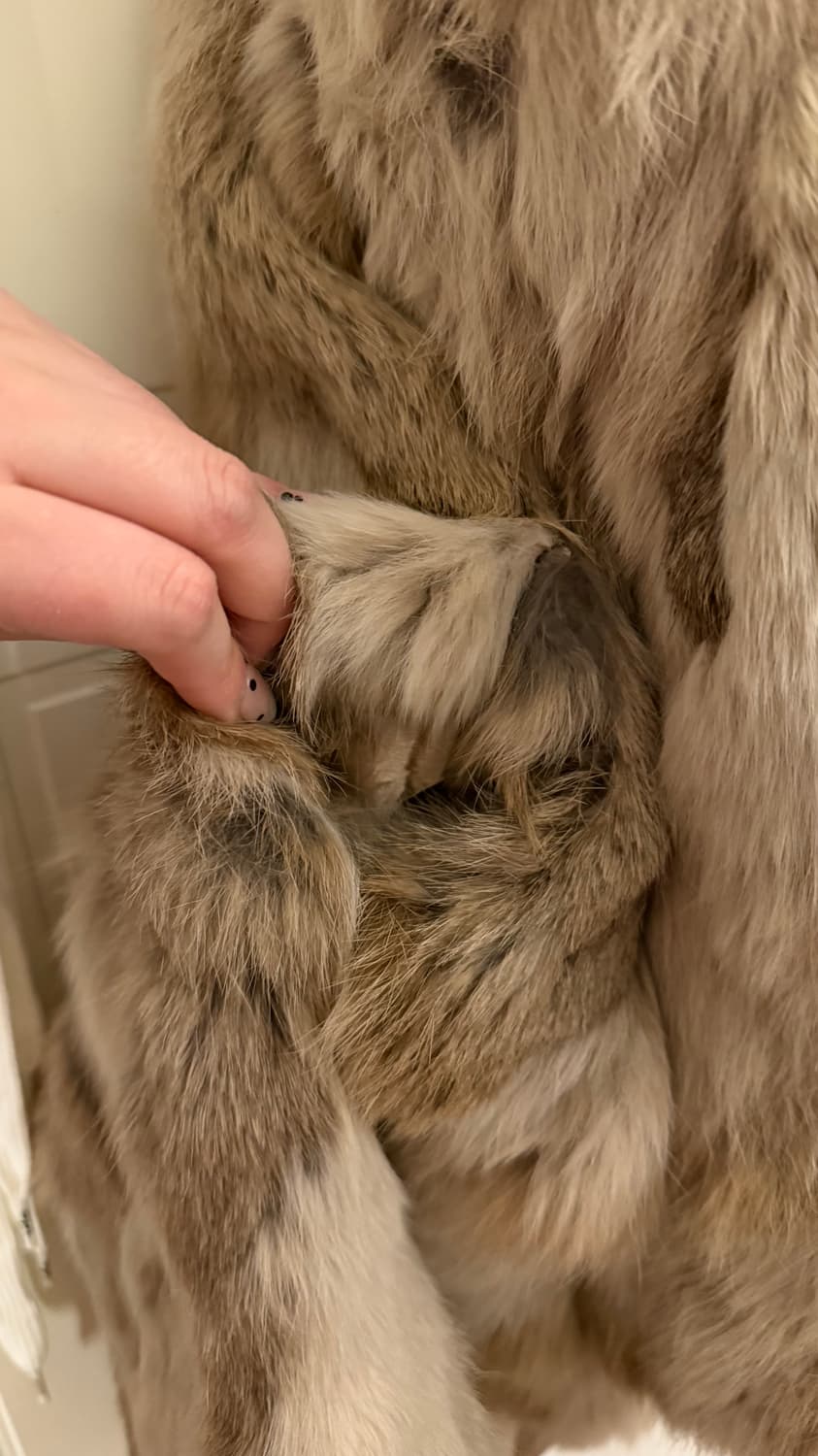 Adrienne Landau 리얼 래빗 퍼 코트 상품이미지9