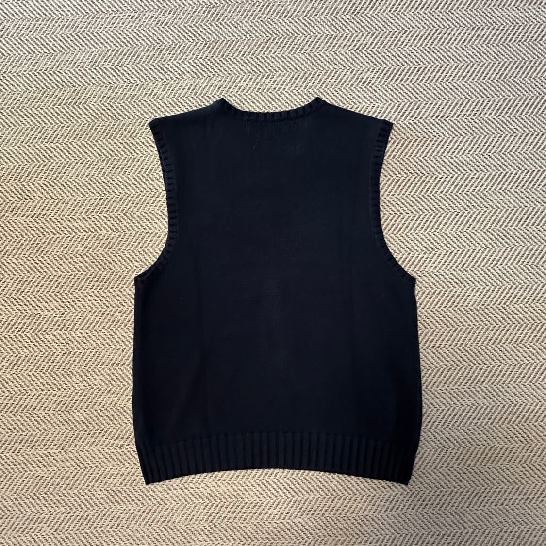 POLO RALPH LAUREN v neck kint vest navy 상품이미지2