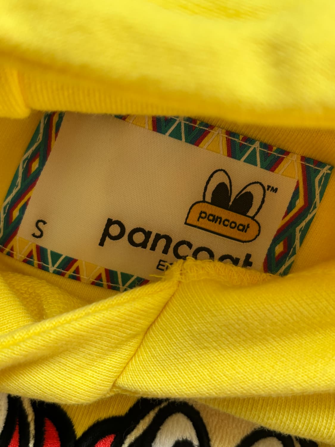 팬콧 옐로우 후드티 S 상품이미지3