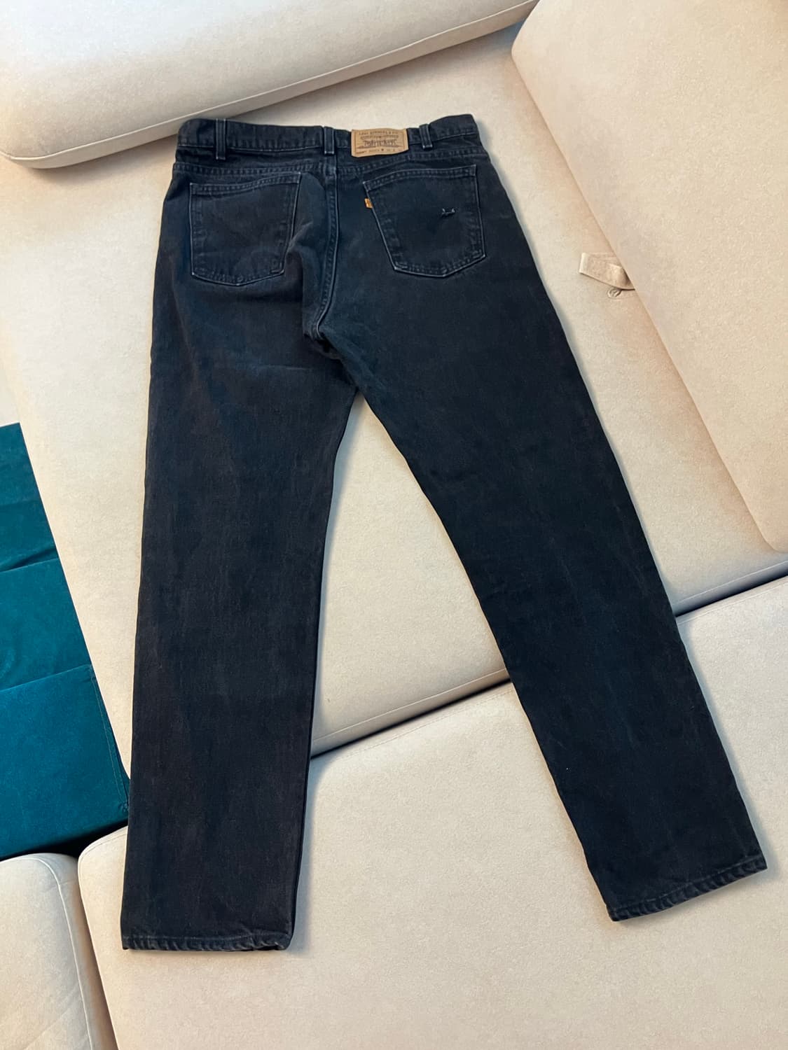 90s Levi’s black 505 orange tab (USA) 상품이미지2