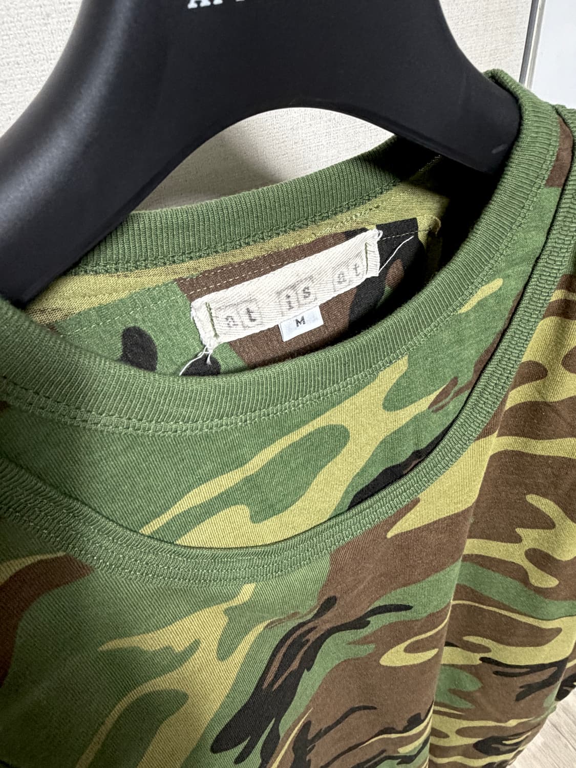 at is at 트리플 레이어드 티셔츠 (카모) 상품이미지6