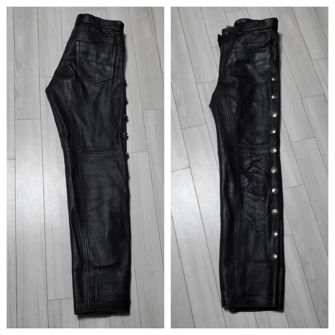 (32) 90s 버팔로니켈 레더팬츠 웨스턴 가죽바지 상품이미지3