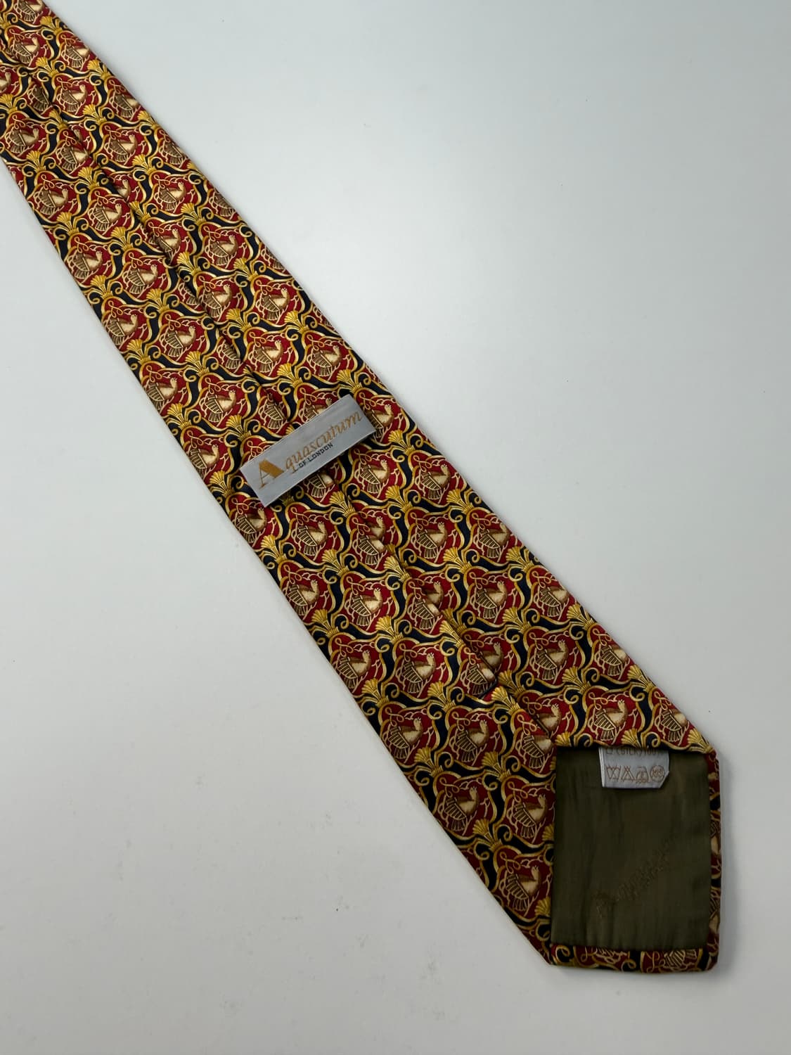 아쿠아스큐텀(Aquascutum) 실크 넥타이 9.5cm 상품이미지3