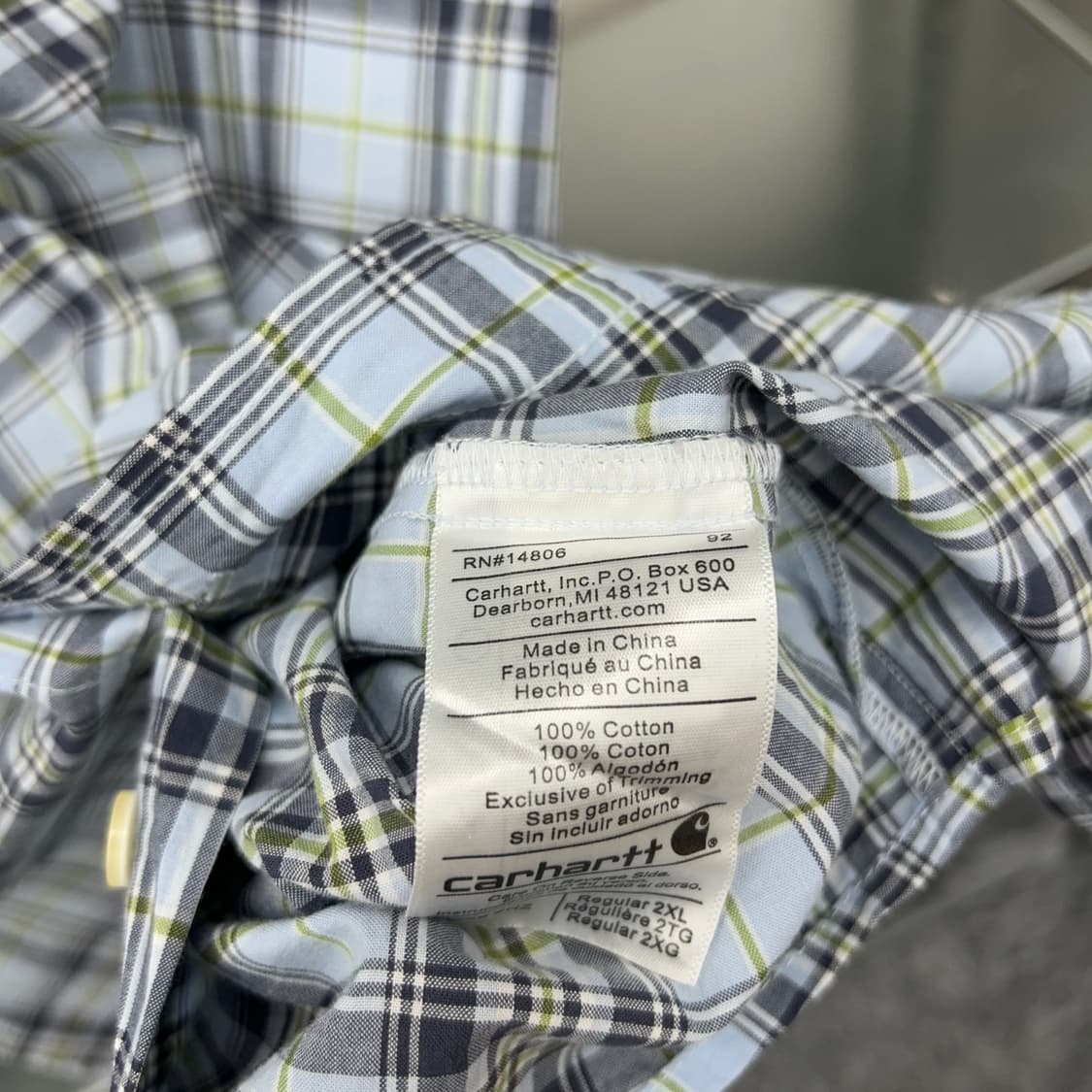 (2XL)칼하트반팔셔츠-Y117 상품이미지2