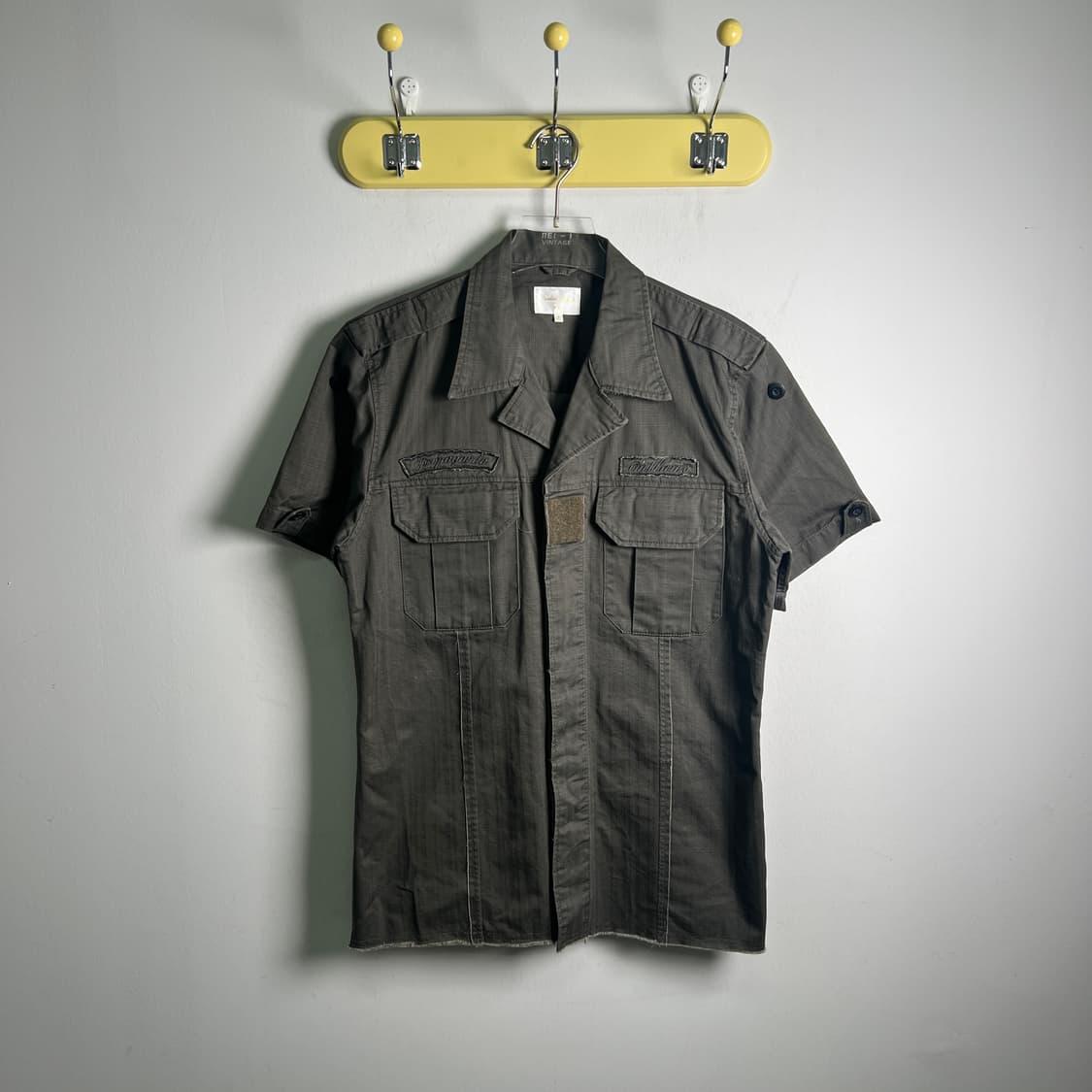 bareback realdress 밀리터리 투포켓 반팔 셔츠 자켓 L 상품이미지2