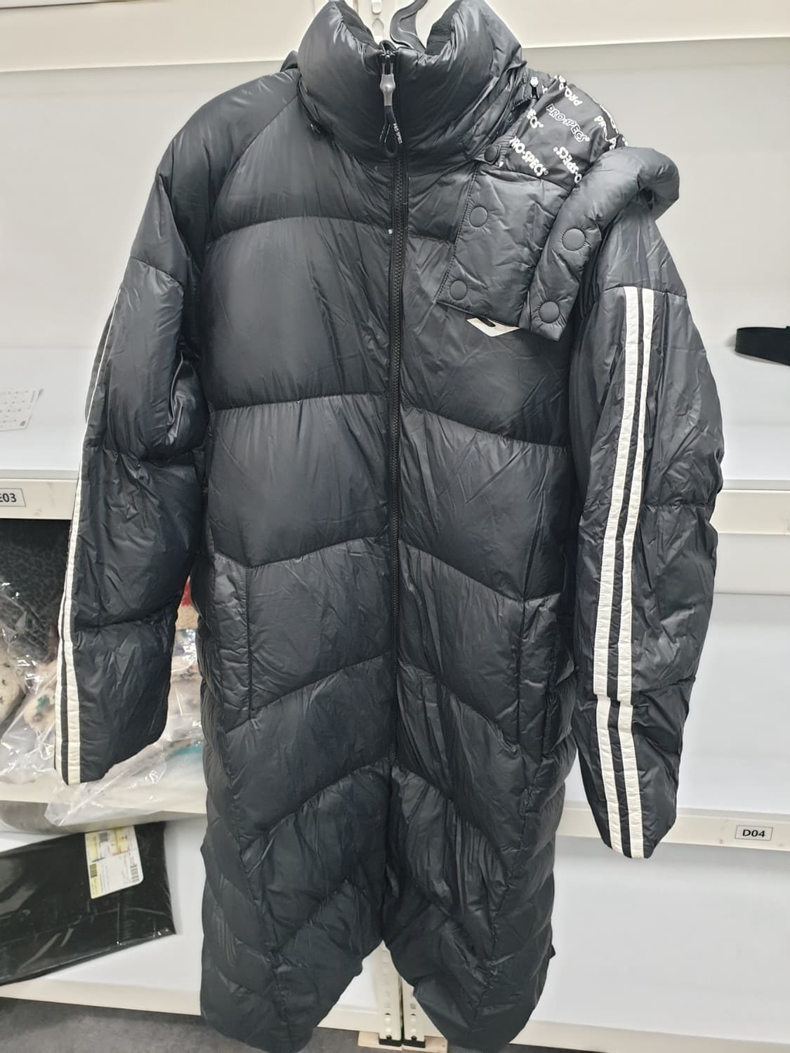 프로스펙스 정품 남성 구스롱패딩 110사이즈 팝니다 상품이미지1