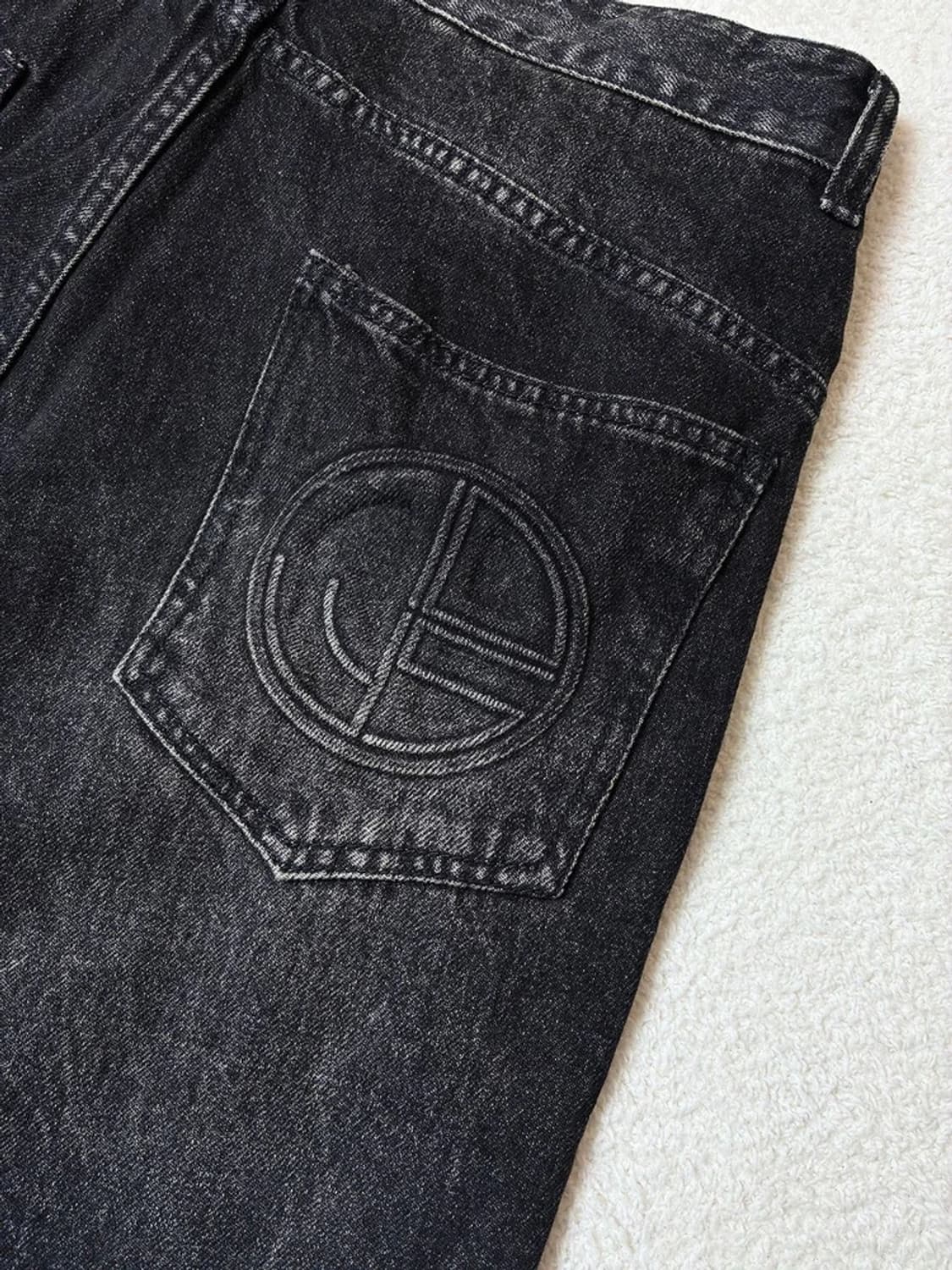 아이돈워너셀 워시드 와이드 데님 팬츠 PN6510    상품이미지8