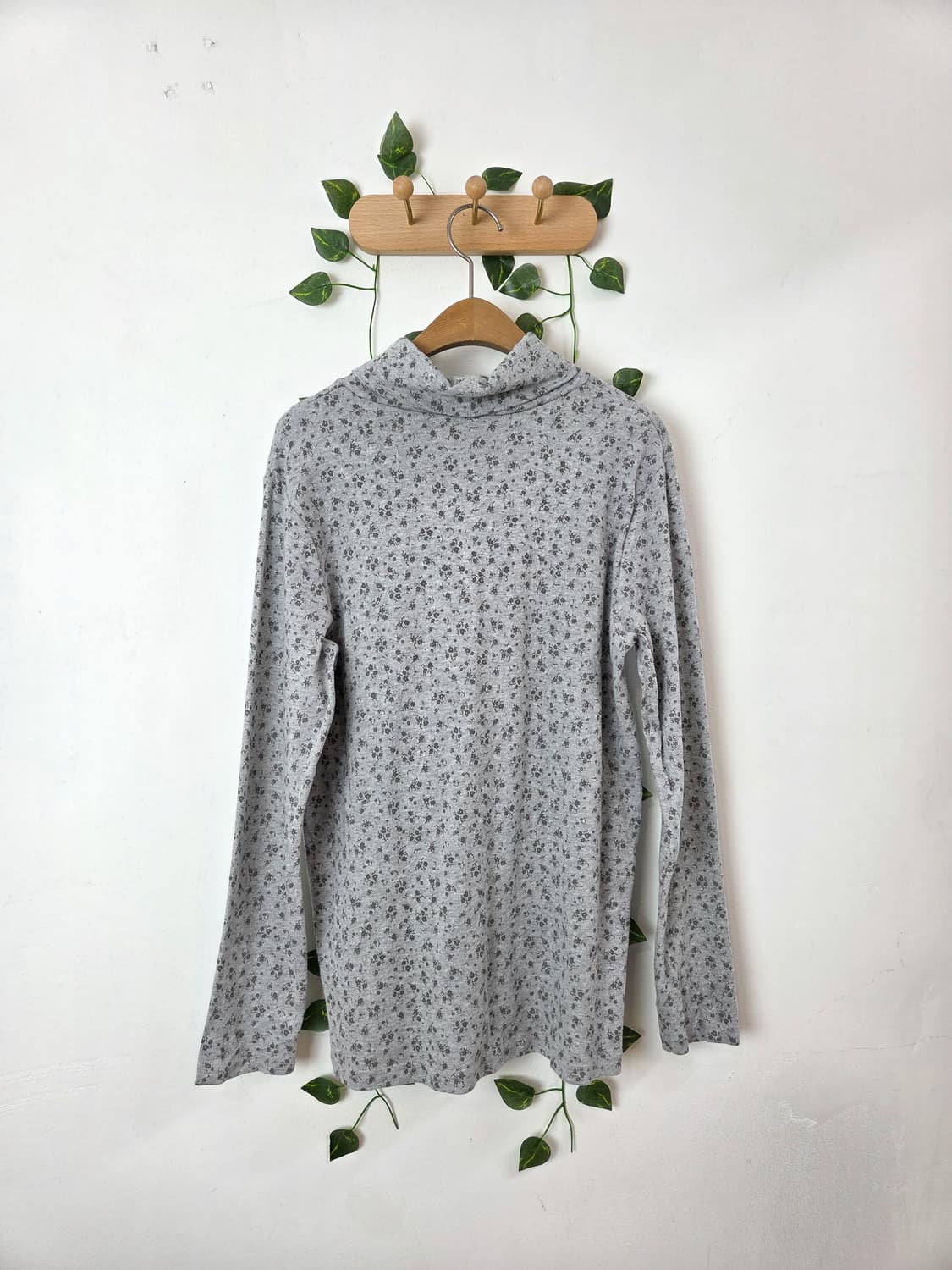 잔꽃 목폴라 슬리브 상품이미지4