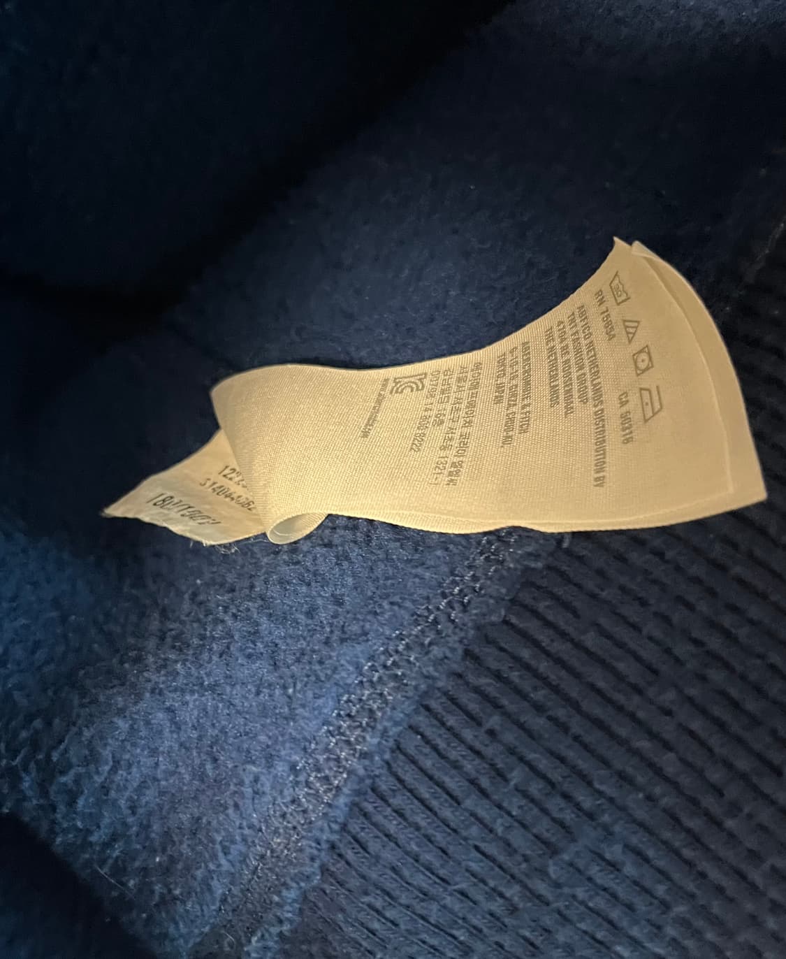 아베크롬비 네이비,블루 후드집업 (M)  상품이미지6