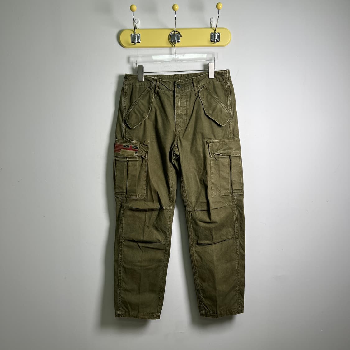 데님 앤 서플라이 랄프로렌 카키 밀리터리 카고 팬츠 32 상품이미지1
