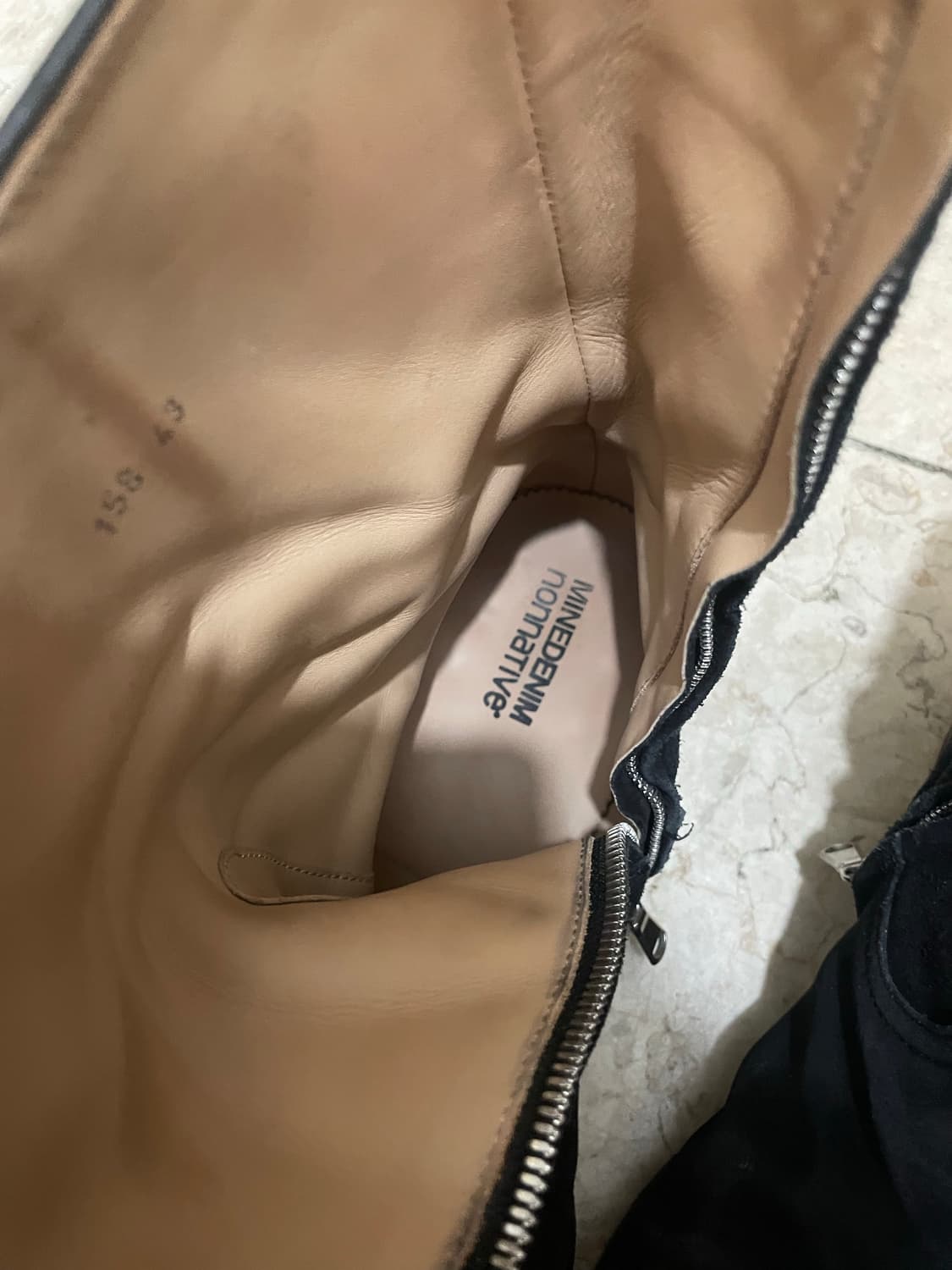 마인데님x논네이티브 Side Zip Boots 상품이미지3