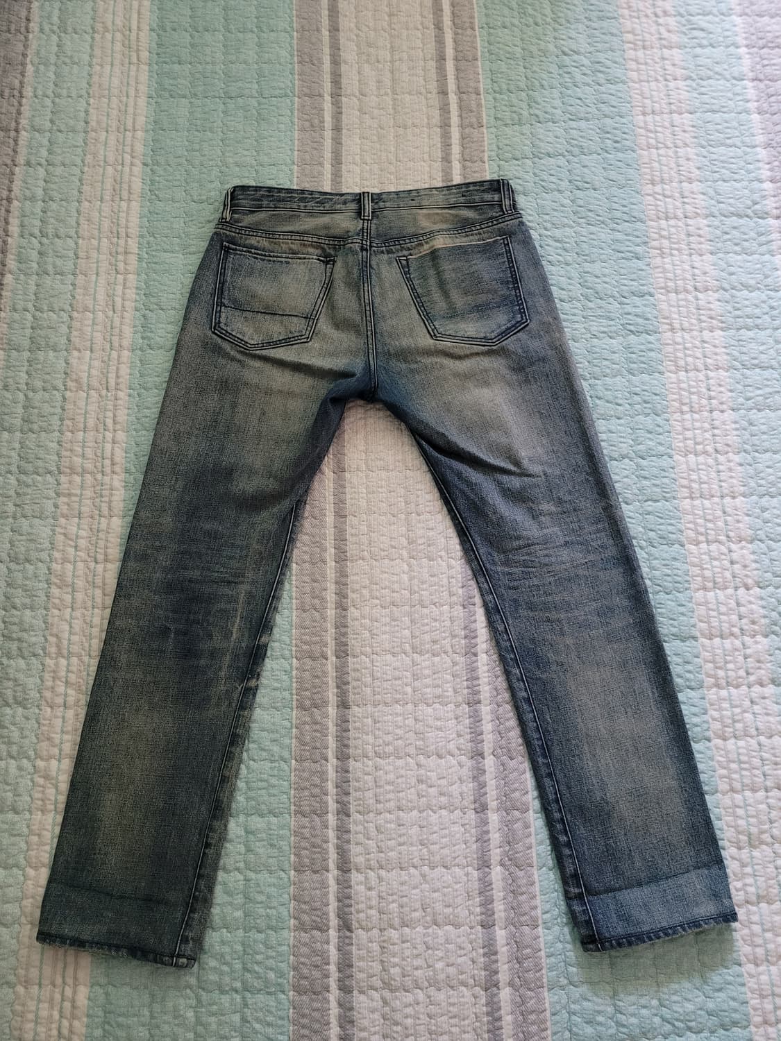 바나나리퍼블릭 Banana republic 슬림핏 연청 셀비지데님 30 상품이미지8