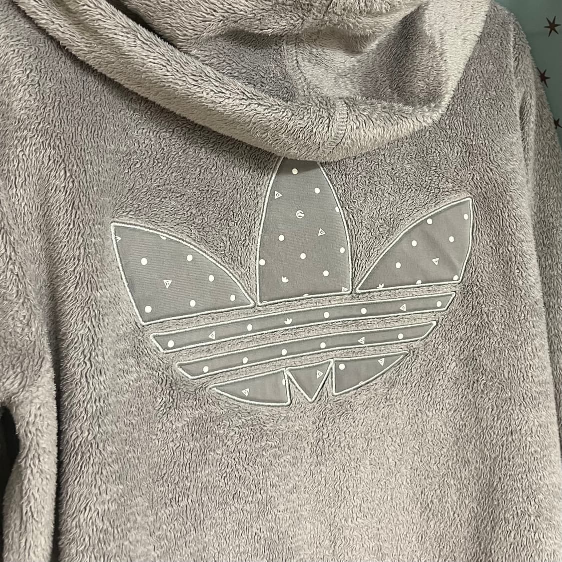 Adidas 아디다스 도트 플리스 후드집업 상품이미지1