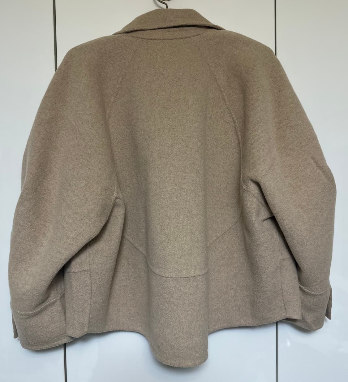 안나수이 베이지색 울 밍크 코트 상품이미지6