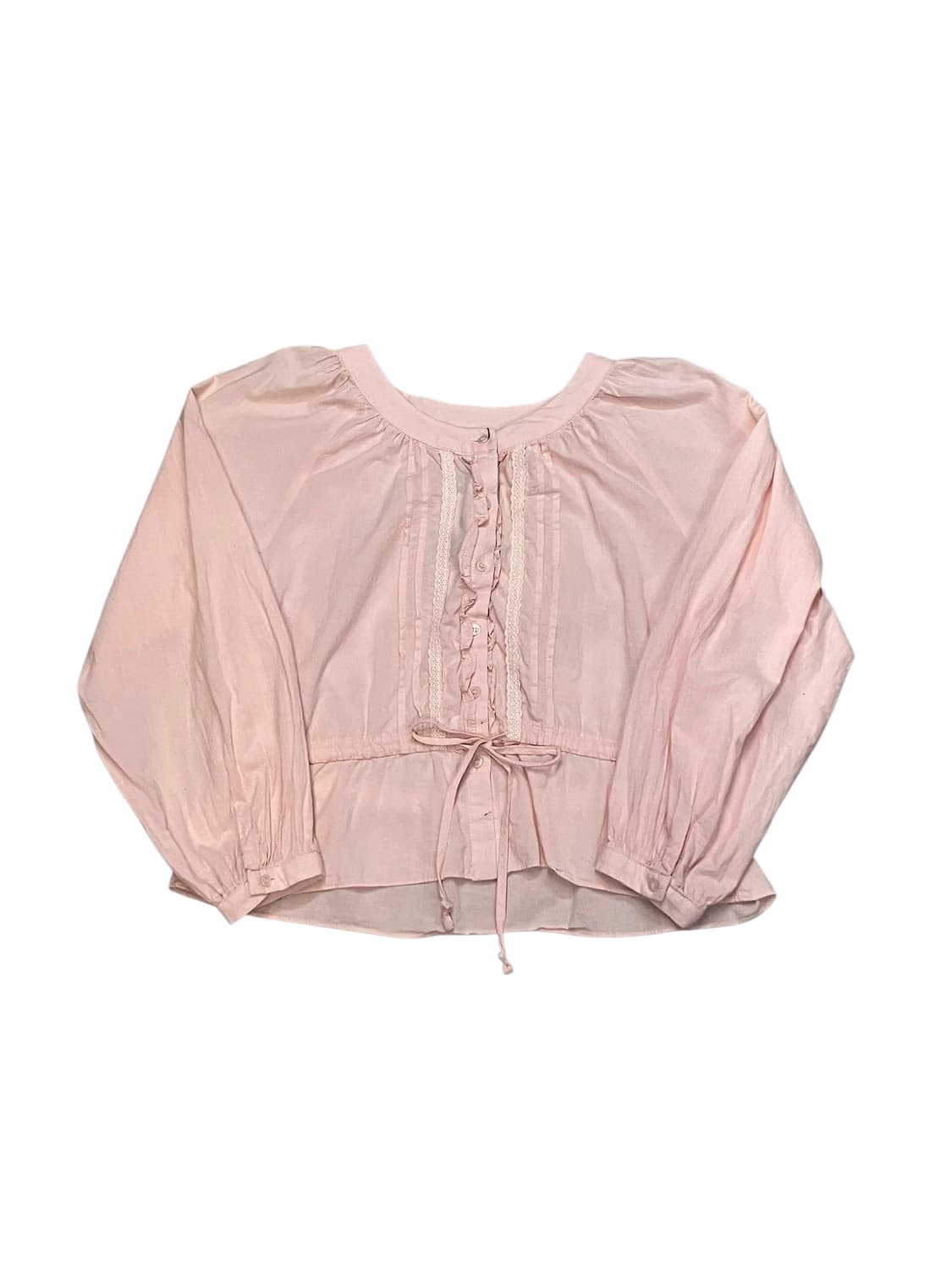 빈티지 프릴 블라우스 핑크 #csz4021 상품이미지3