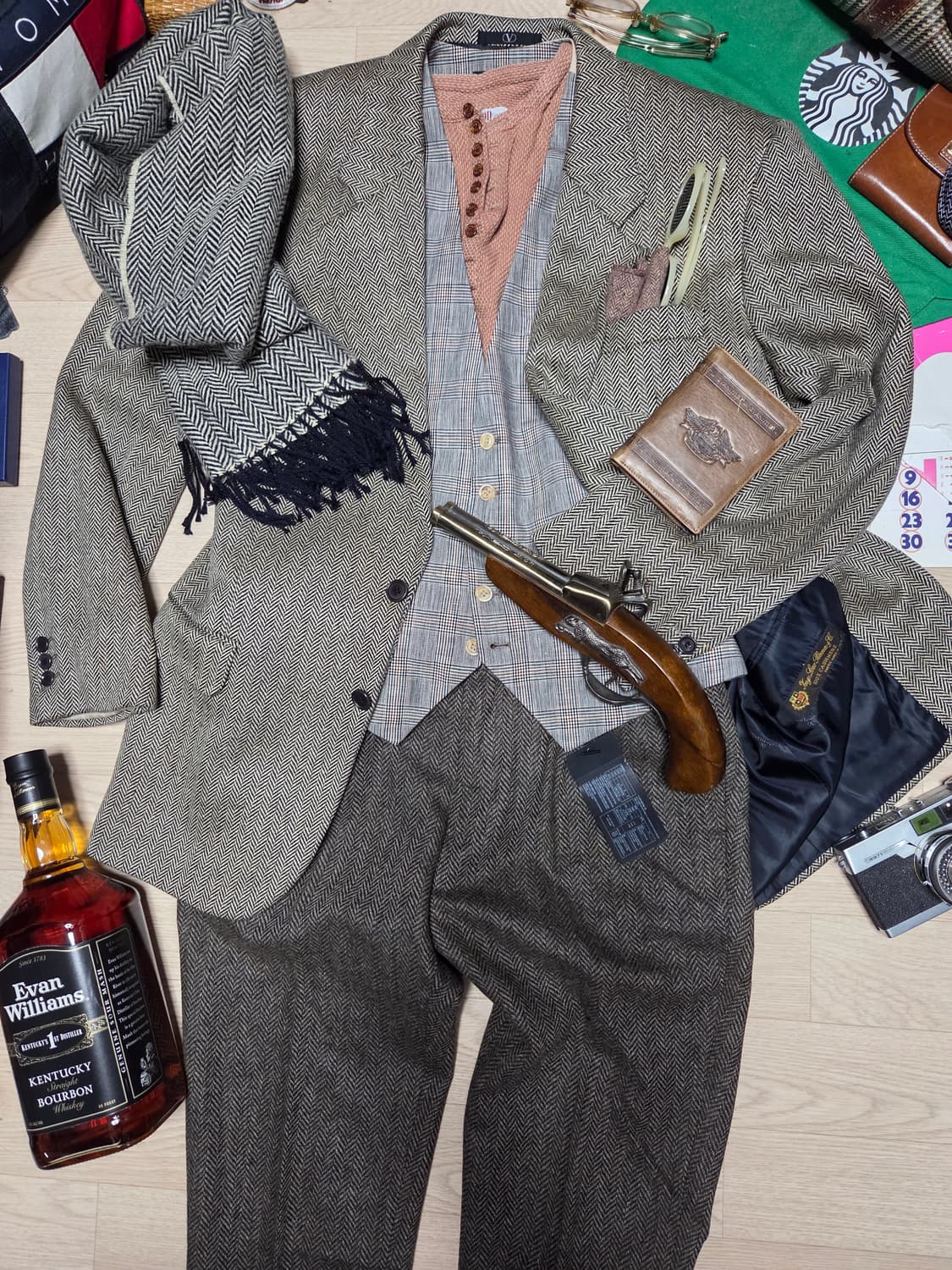 SIEG 체크 조끼 베스트  상품이미지3