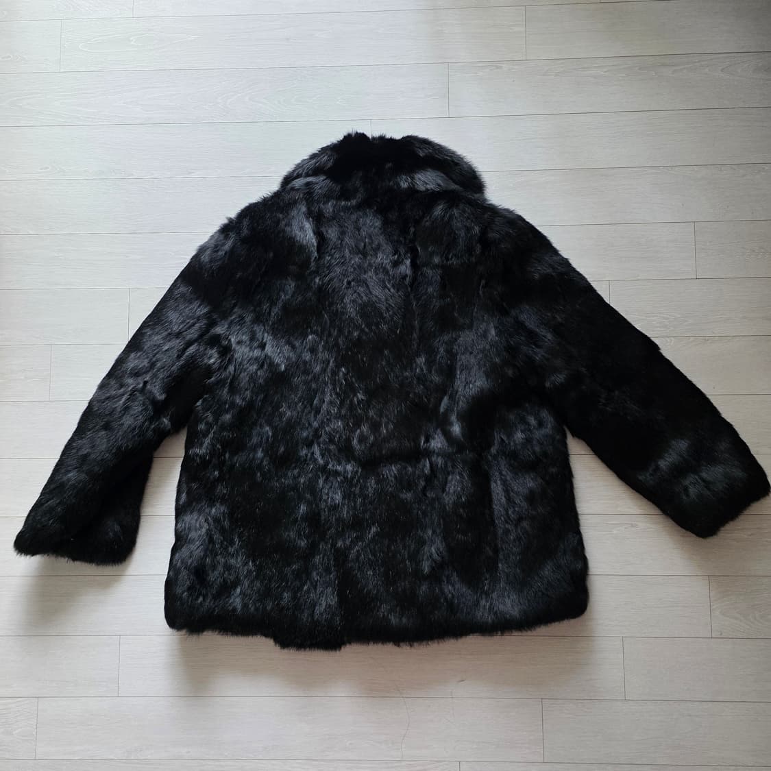프랑스산 천연 토끼털 자켓 래빗퍼코트 66~77 상품이미지6