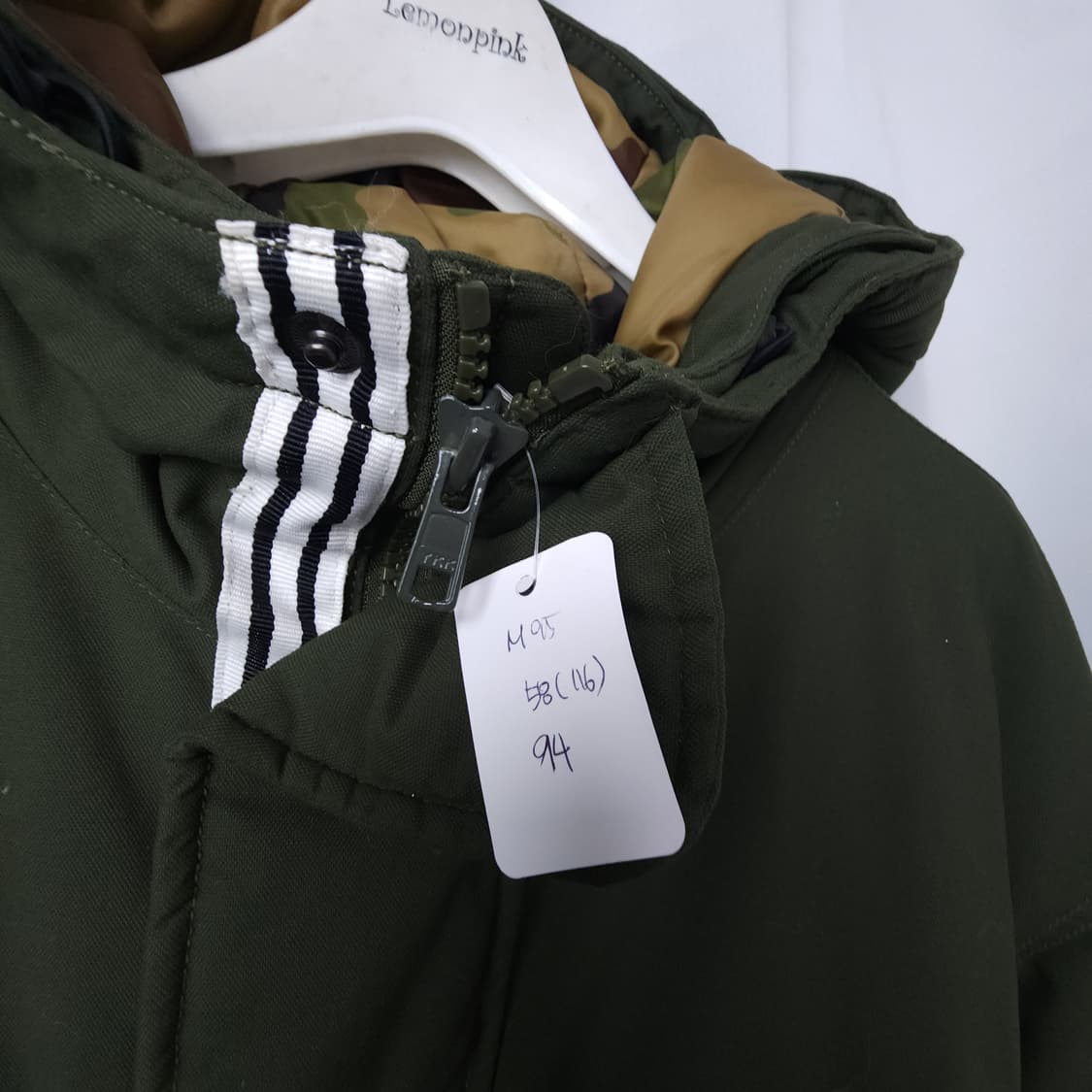 66[128] 아디다스 오리털 야상 자켓  상품이미지2