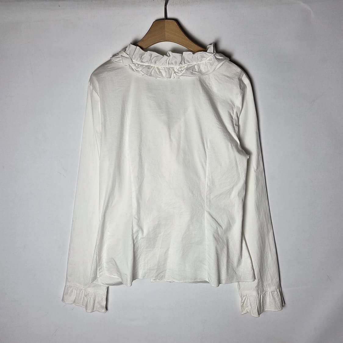 [JPN] 빈티지 코튼 프릴 블라우스 상품이미지2
