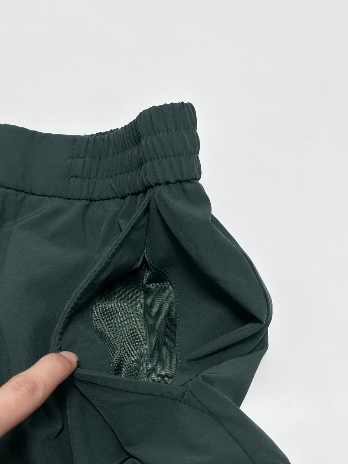 몽벨 테크 카고 반바지 쇼츠 그린카키 상품이미지6