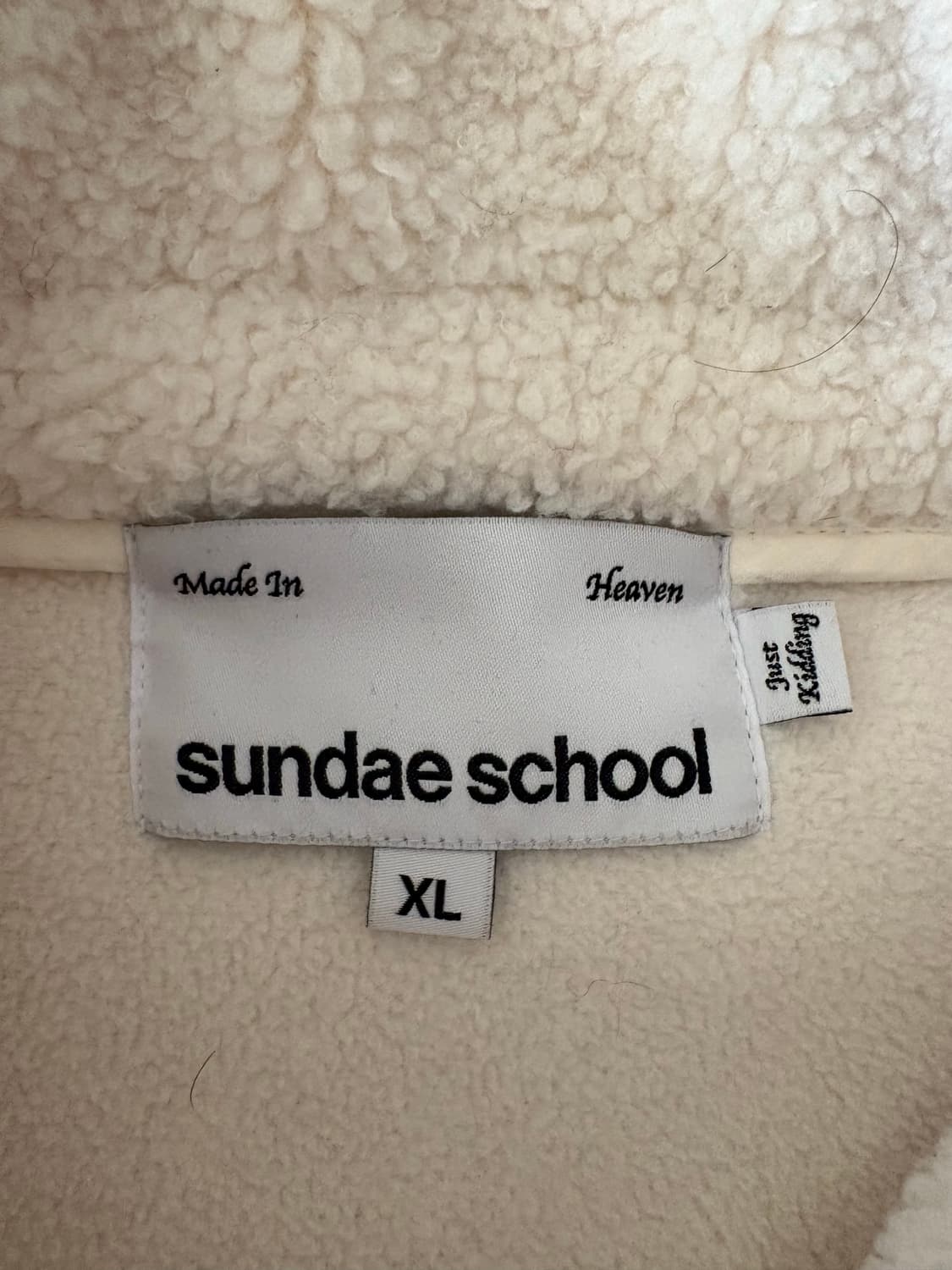 Sundae school 후리스 XL 상품이미지2