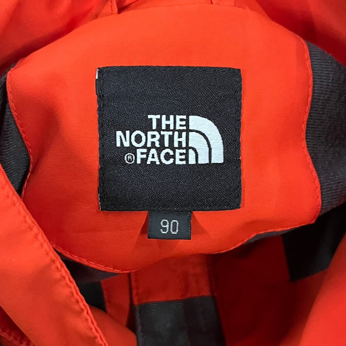 [정품/S] 노스페이스 바람막이 오렌지 네이비 배색 b19 상품이미지5
