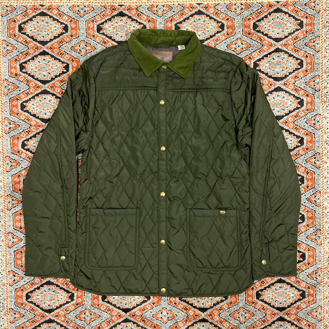 스카치앤소다 카키 퀼팅자켓 여성XXL 상품이미지1