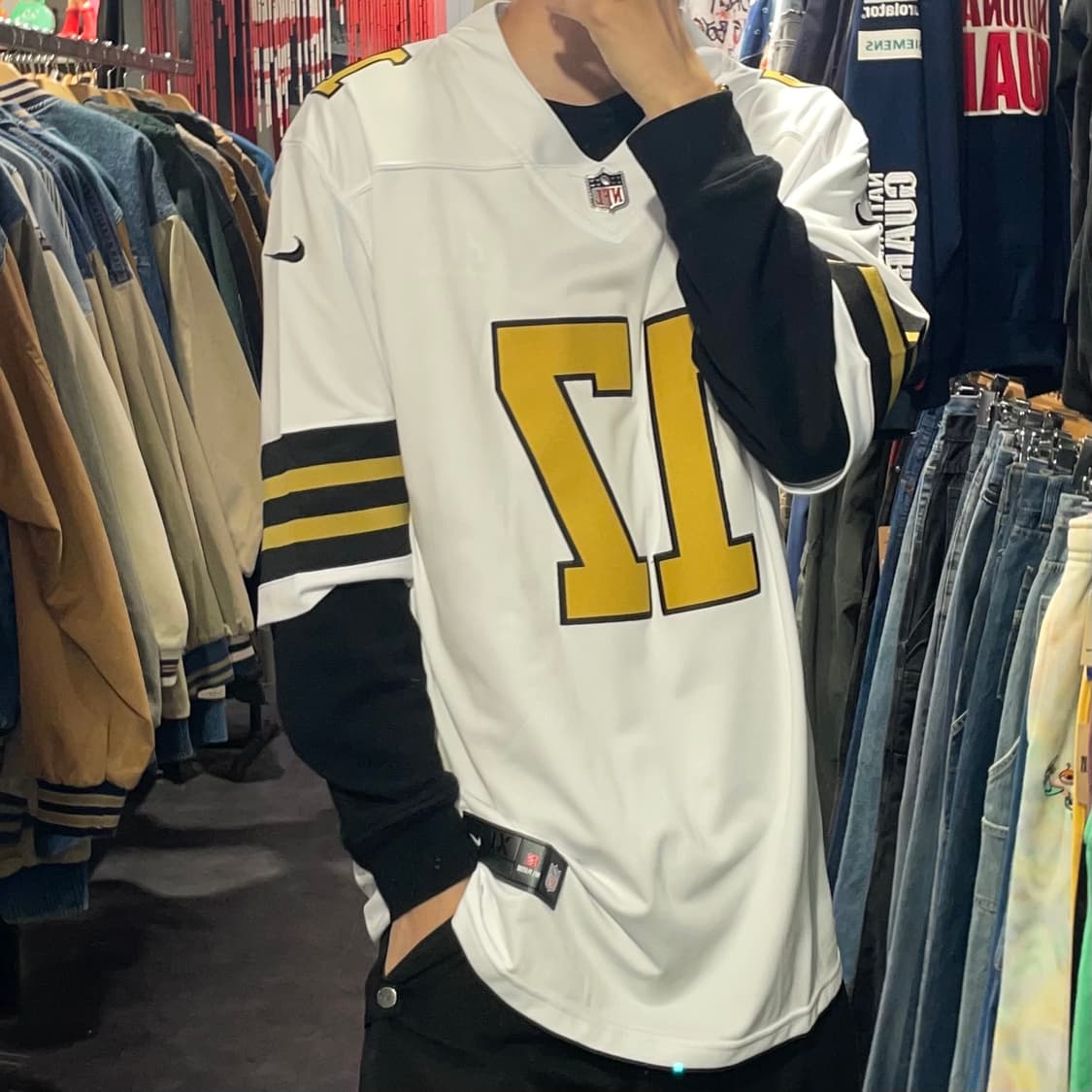 [IM] NFL X NIKE No.17 화이트 SANDERS 반팔 상품이미지3