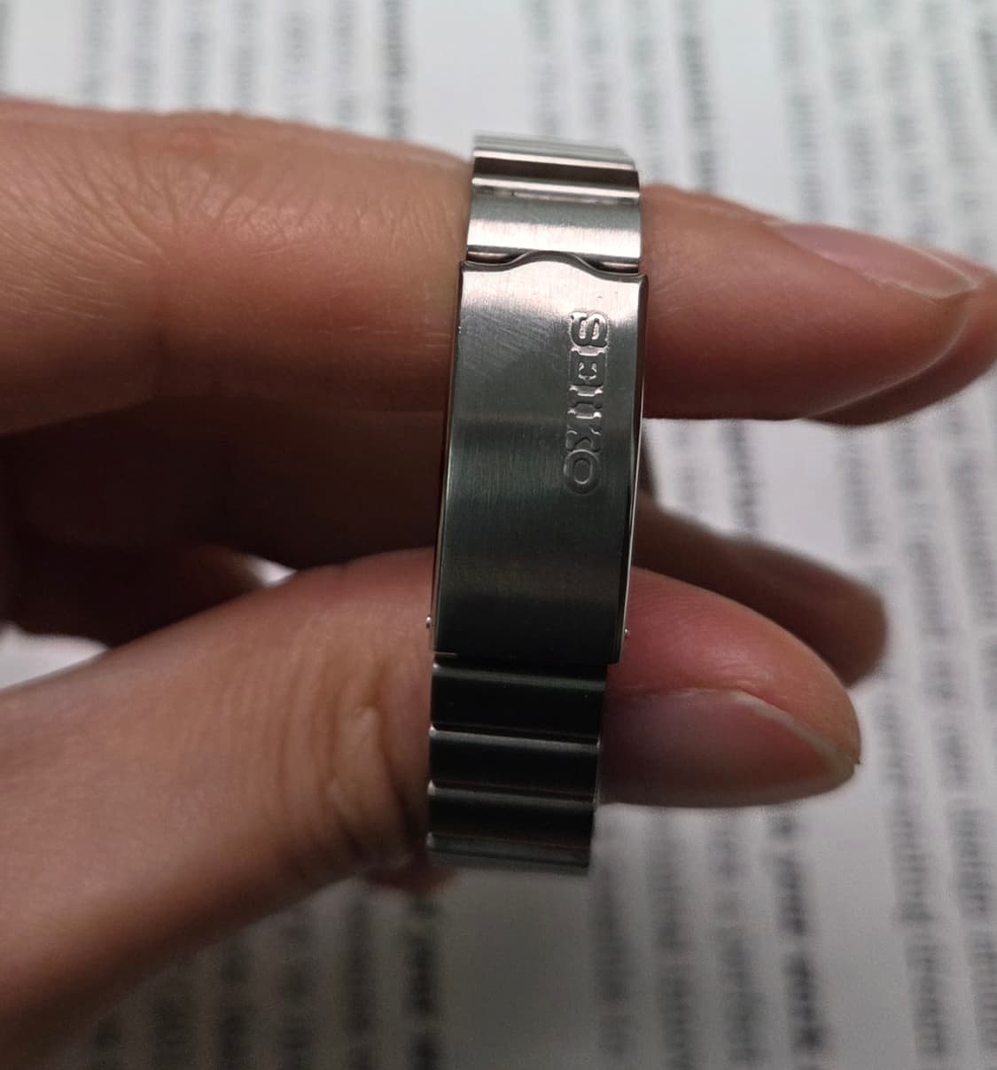 레어] 빈티지 세이코 하이비트 블루와플판 여성용 브레이슬릿 ver. 상품이미지8