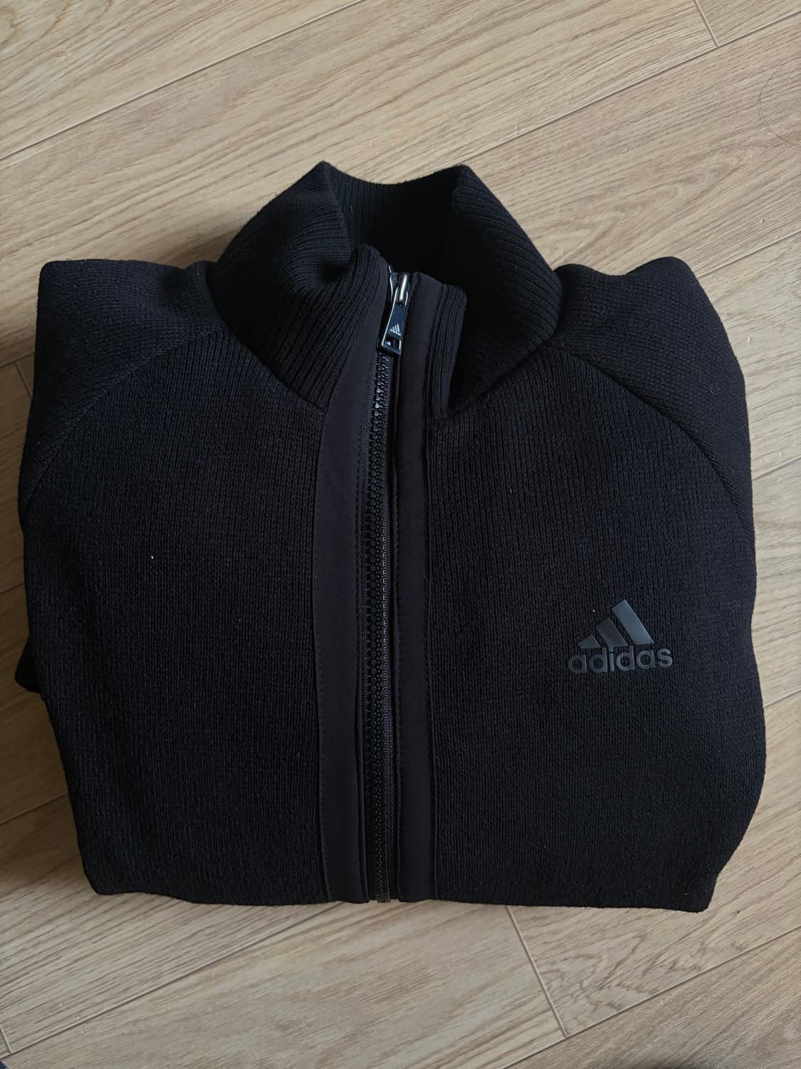 남녀공용 아디다스 블랙 집업 롱 가디건 상품이미지2