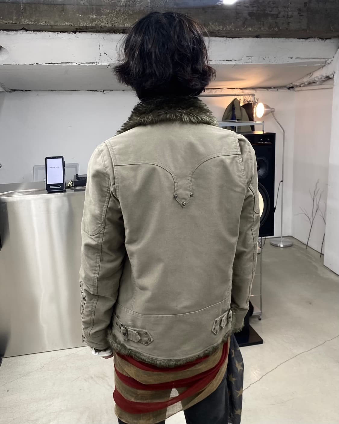 슈리셀 2000s 스터드 퍼 자켓 상품이미지4