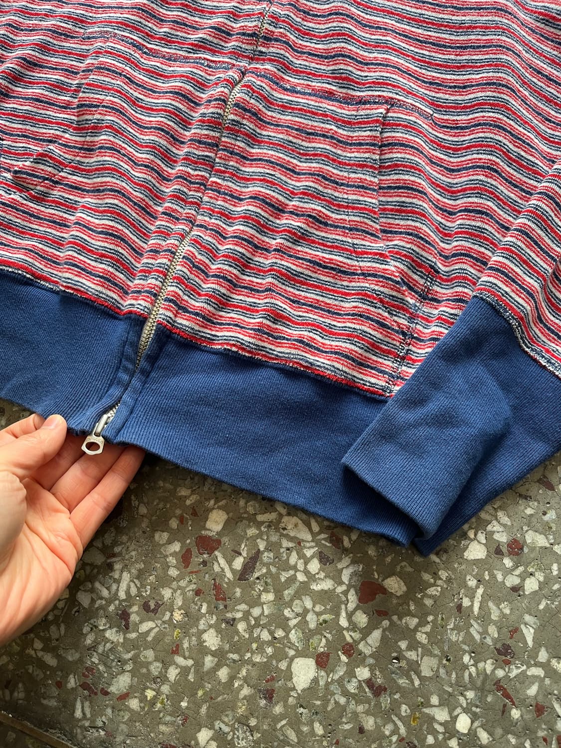 TMT 보더 2way 후드스웻집업 상품이미지6