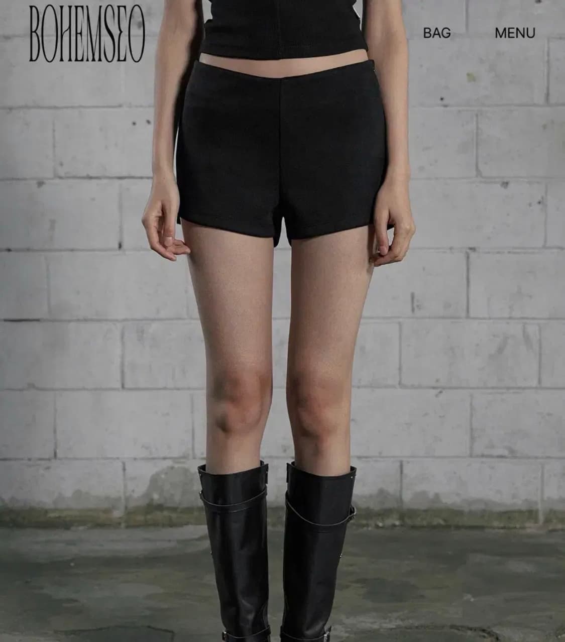 보헤미안서울 basic jersey shorts 베이직 저지 쇼츠 상품이미지1