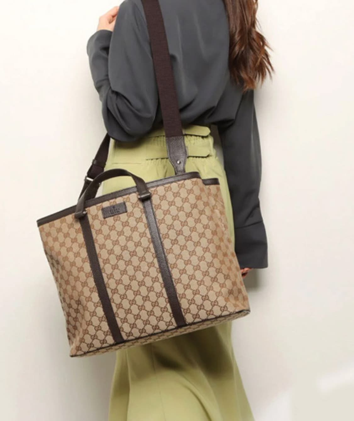 구찌 GG 수프림 캔버스 토트백 상품이미지3