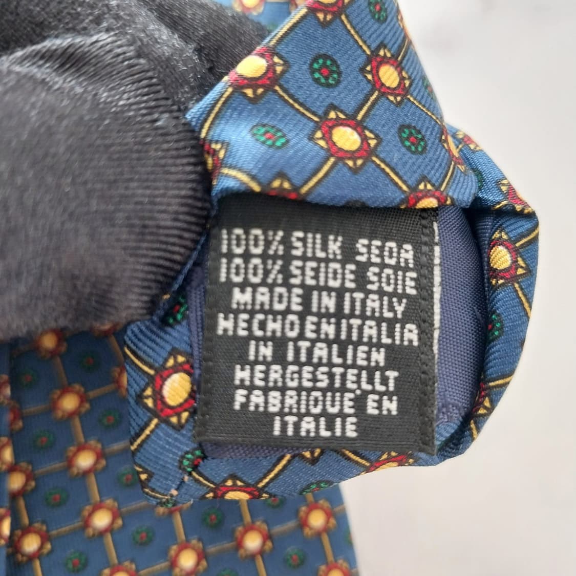 레오나르도 스트렐리 실크 블루 넥타이 9.8cm A+등급 K1283
 상품이미지10