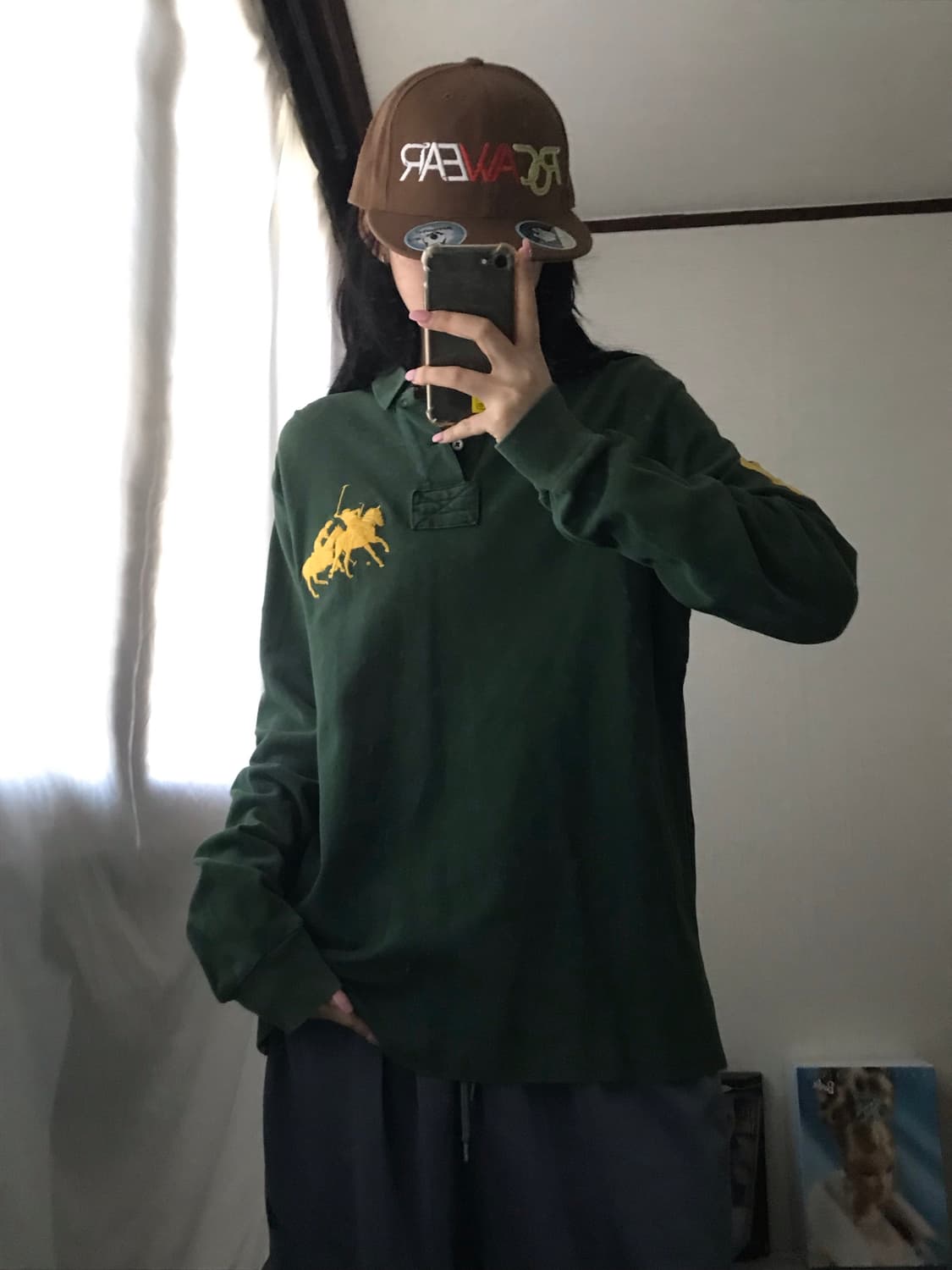 폴로 그린 빅포니 럭비티셔츠 상품이미지1