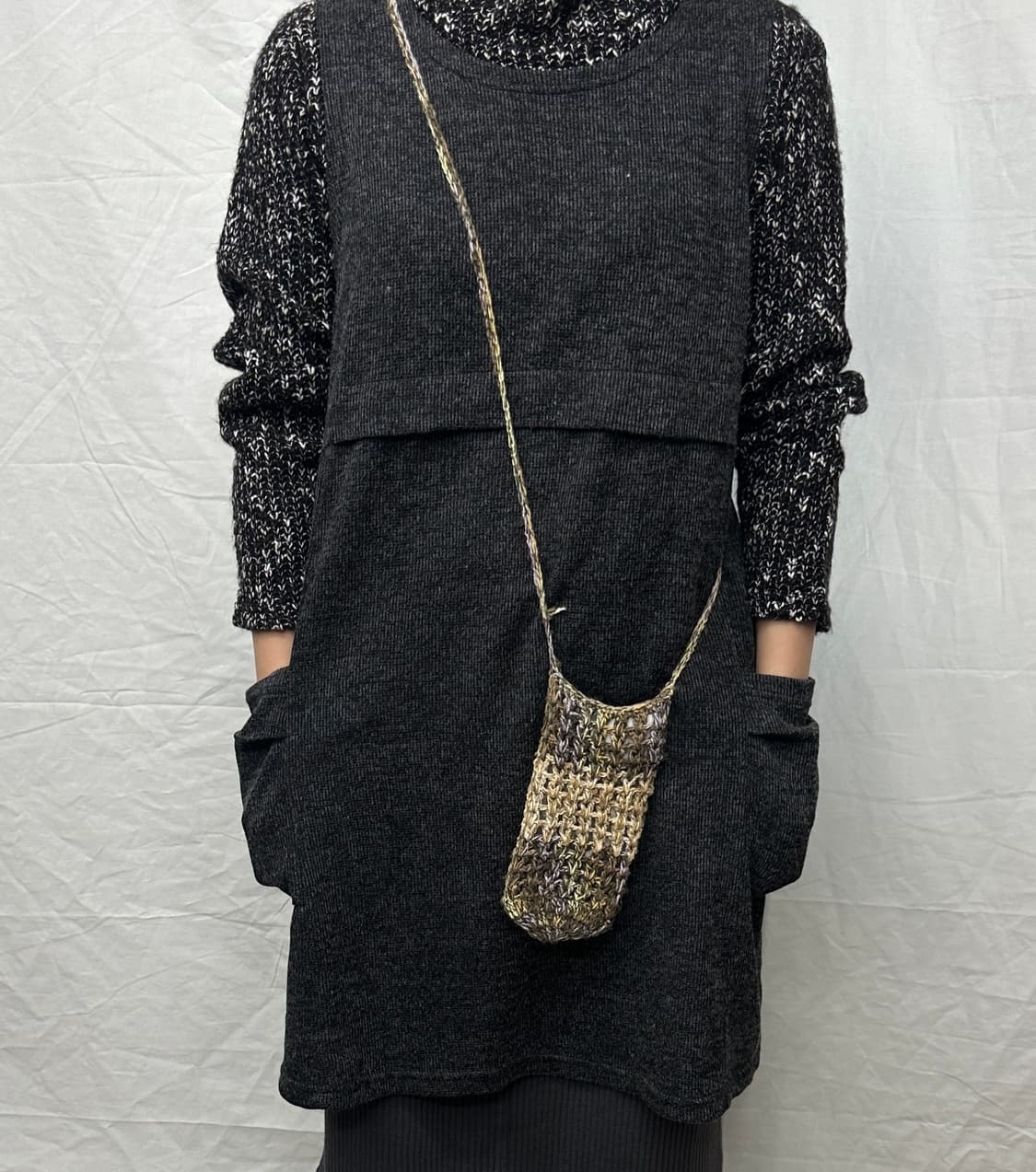 calabaza 레이어드 니트 ops 상품이미지1