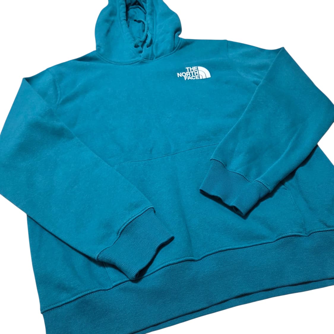 The North Face 노스페이스 청록 후드 티셔츠 상품이미지4