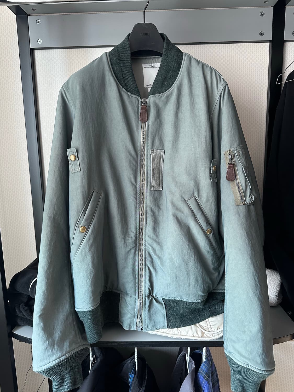 [5] 15aw 비즈빔 성조기 토르손 봄버 상품이미지1