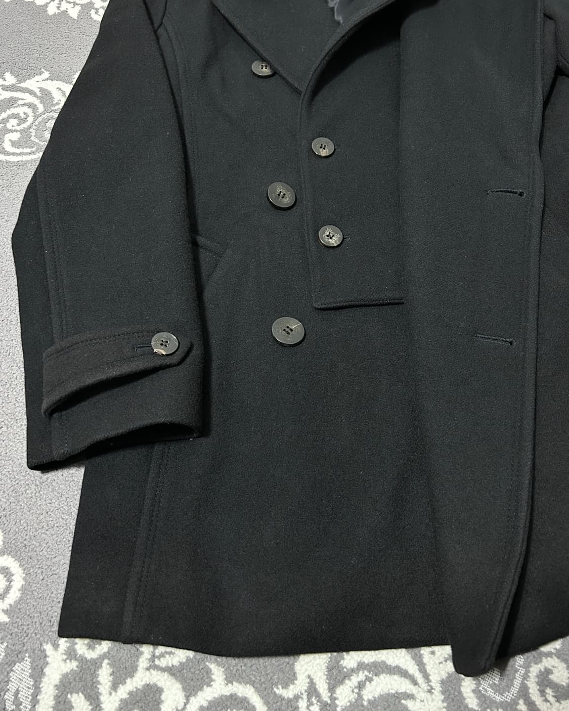 우영미 더블 판넬 울 코트 상품이미지6