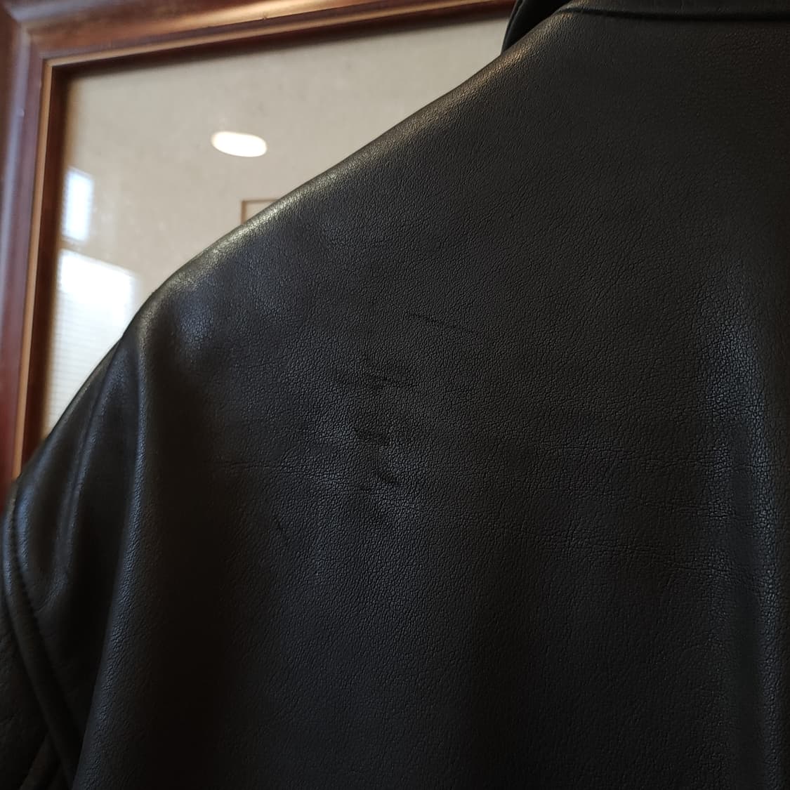 아르마니 레더 카코트 송가지 가죽자켓 레더 워크자켓 50 상품이미지7