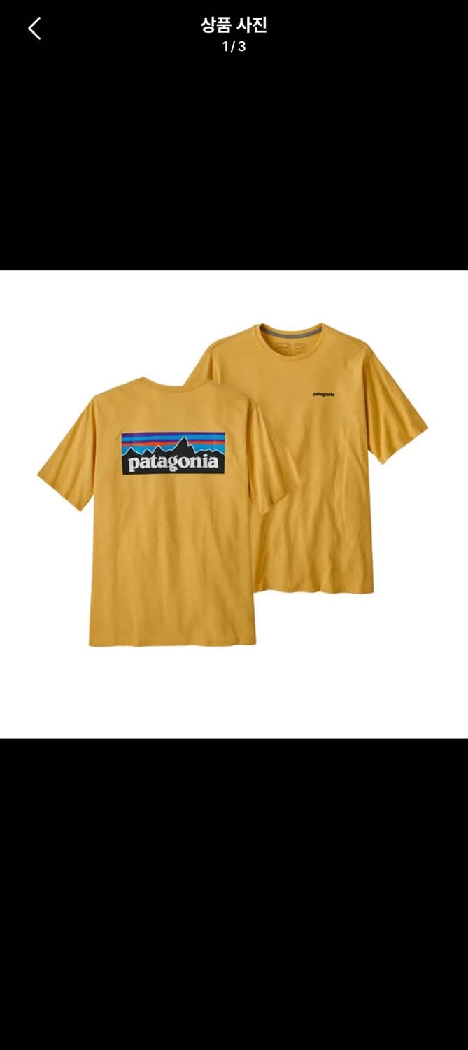 파타고니아 반팔티 L사이즈 상품이미지1